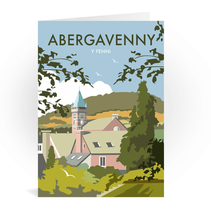 Abergavenny, South Wales Greeting Card 7x5