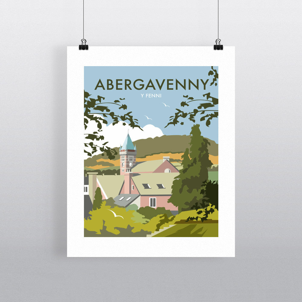 Abergavenny, South Wales Fine Art Print