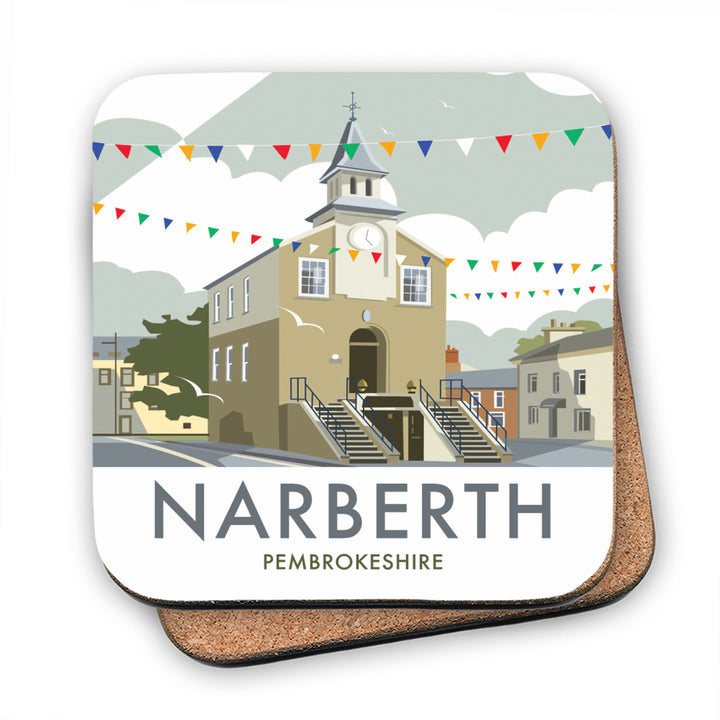 Narberth, South Wales MDF Coaster