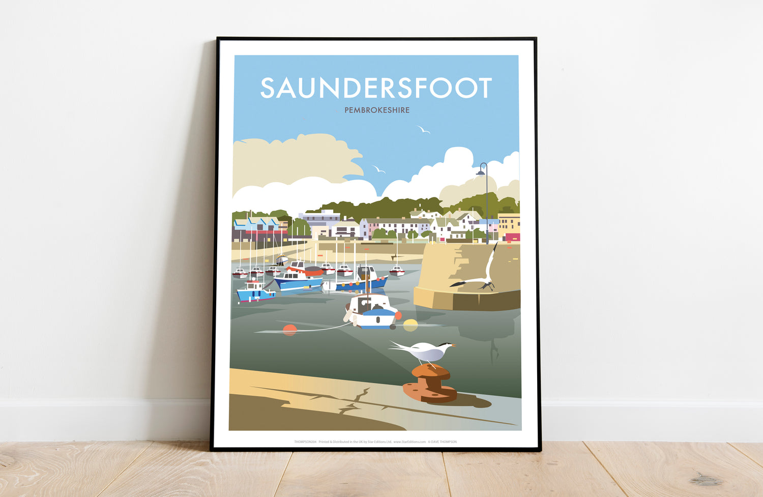 Saundersfoot, South Wales - Art Print