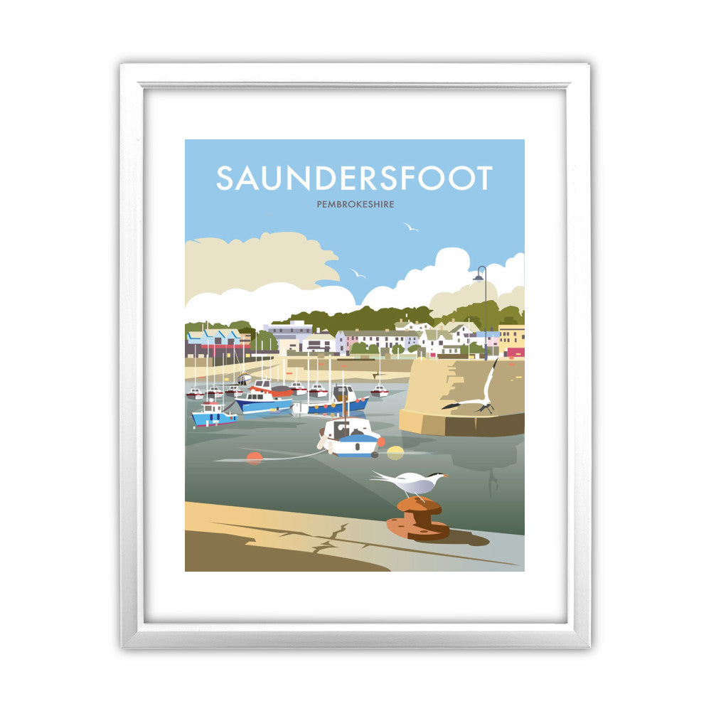 Saundersfoot, South Wales - Art Print