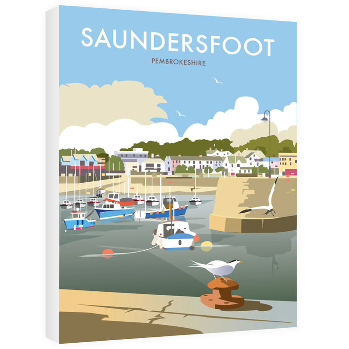 Saundersfoot, South Wales Canvas