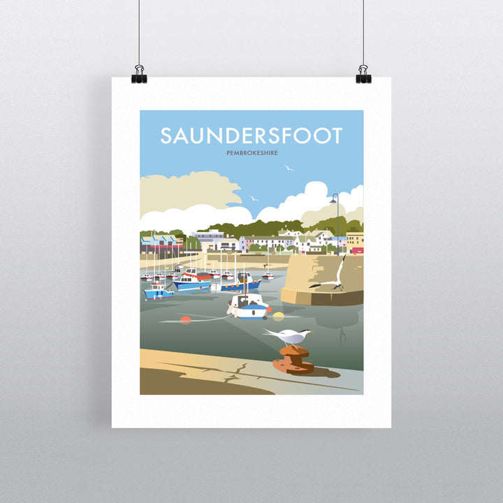 Saundersfoot, South Wales Fine Art Print