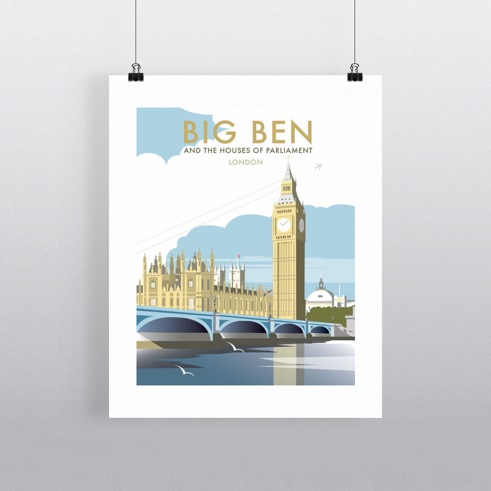 Big Ben and the Houses of Parliament - Art Print