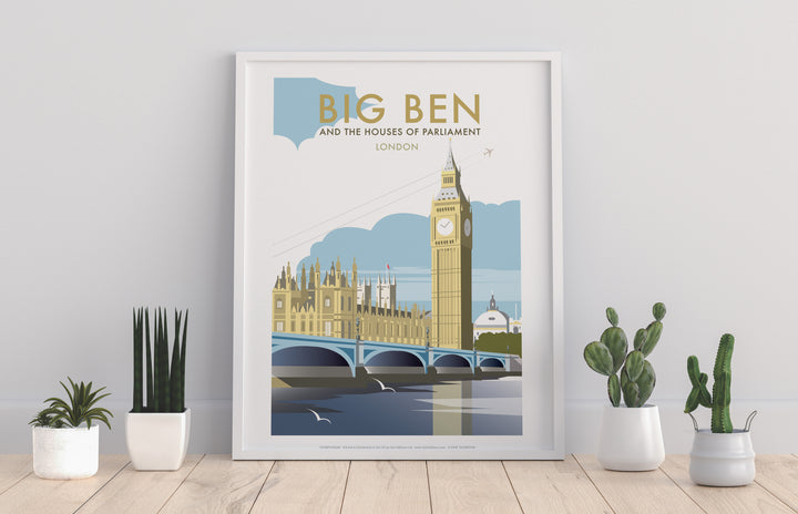 Big Ben and the Houses of Parliament - Art Print