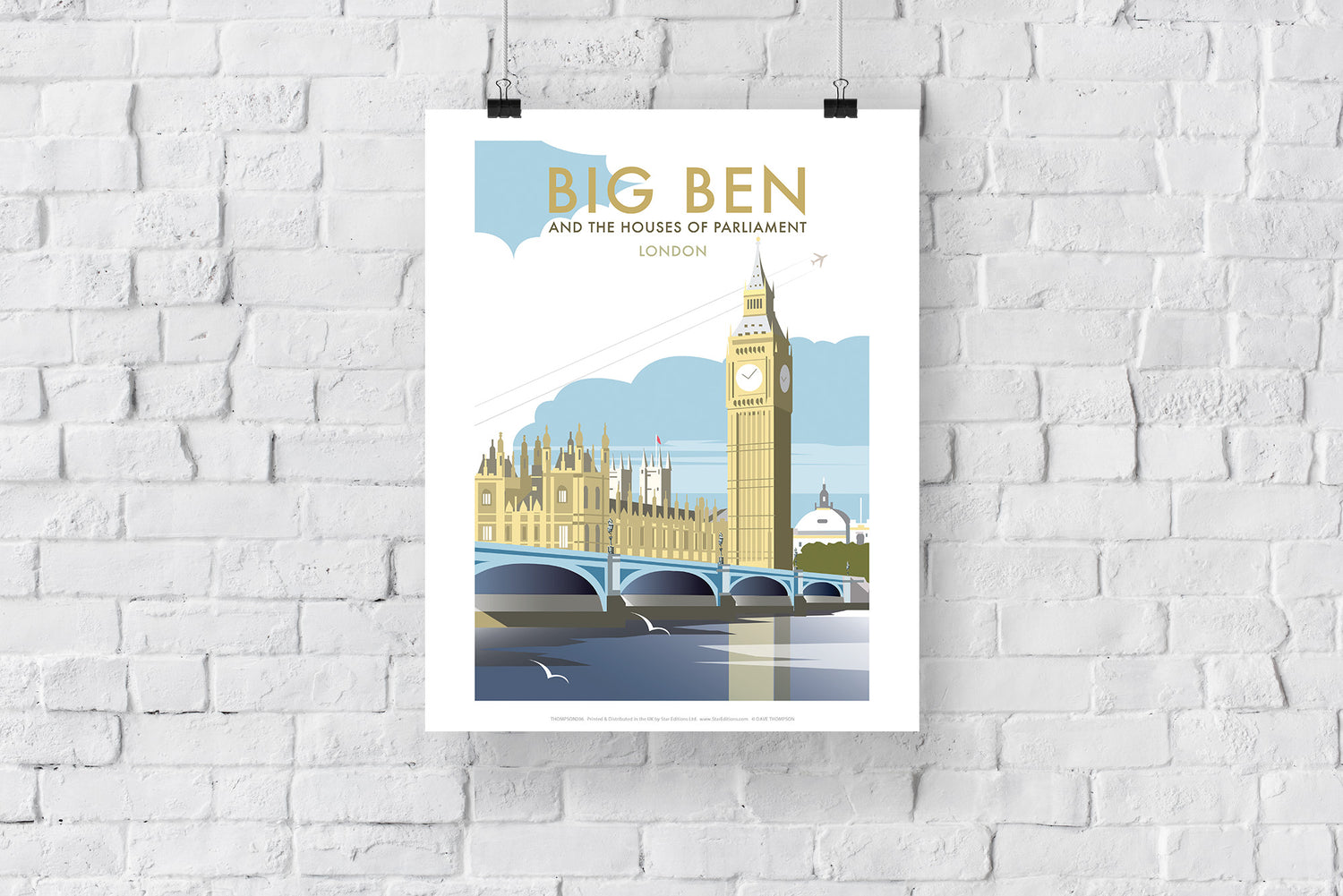 Big Ben and the Houses of Parliament - Art Print