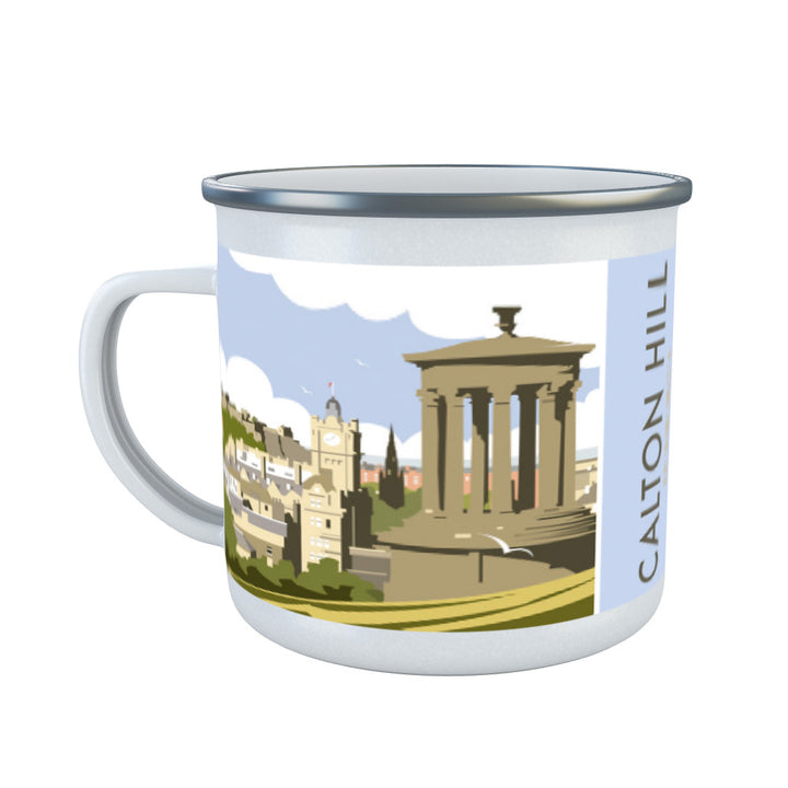 Calton Hill, Edinburgh Enamel Mug
