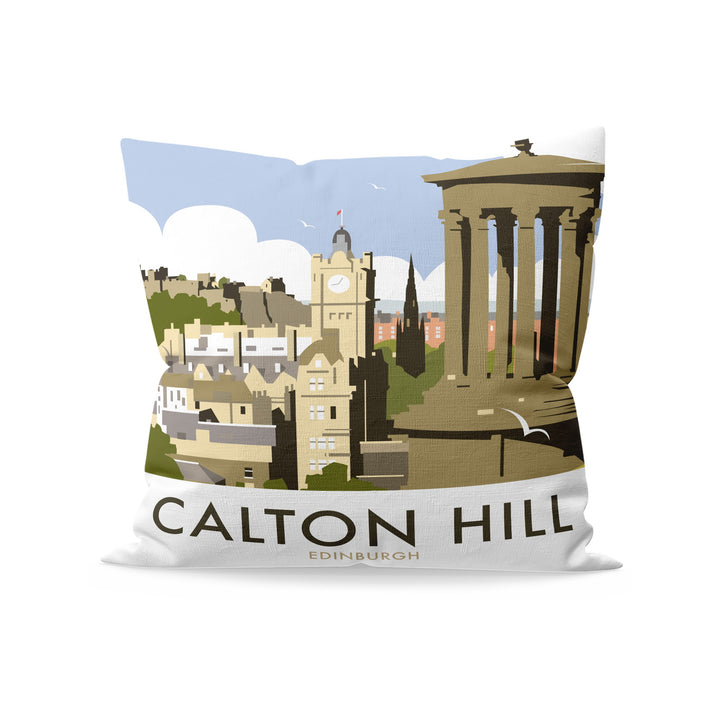 Calton Hill, Edinburgh Fibre Filled Cushion