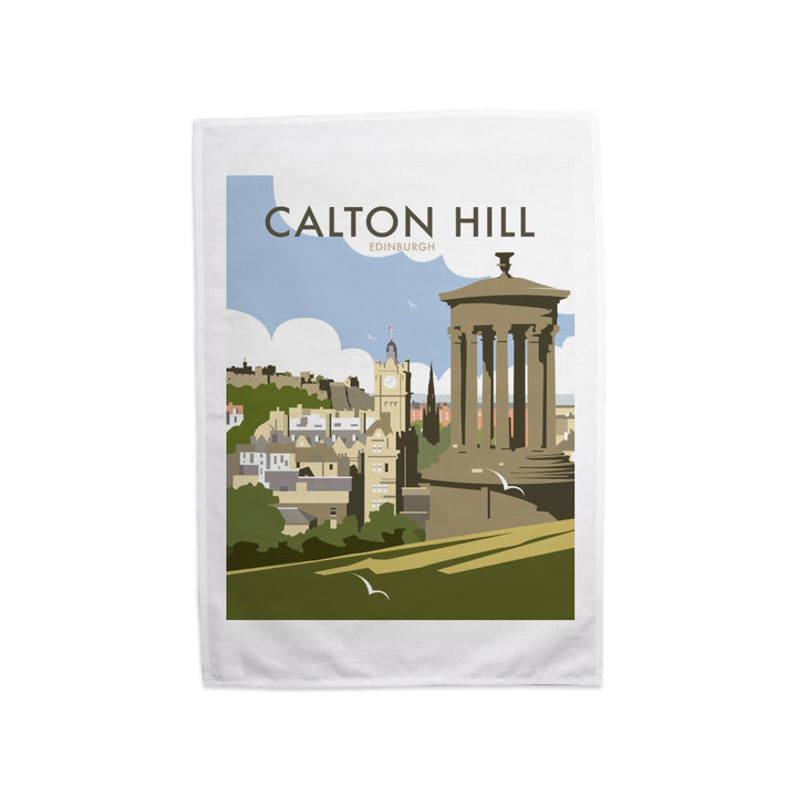 Calton Hill, Edinburgh Tea Towel