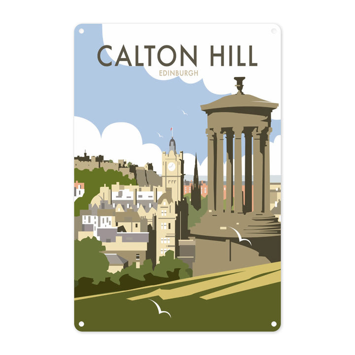 Calton Hill, Edinburgh Metal Sign