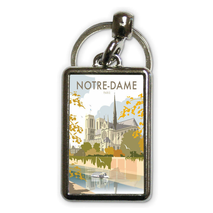 Notre-Dame, Paris Metal Keyring