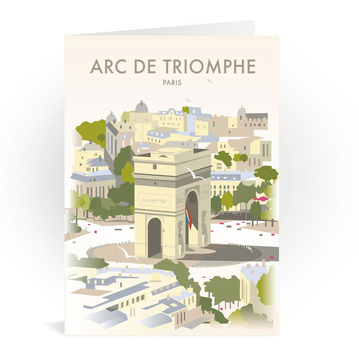 Arc De Triomphe, Paris Greeting Card 7x5