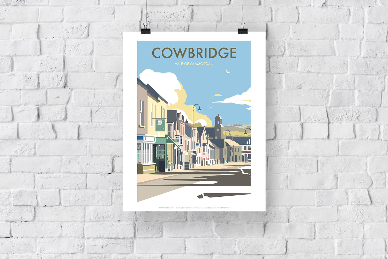 Cowbridge, South Wales, - Art Print