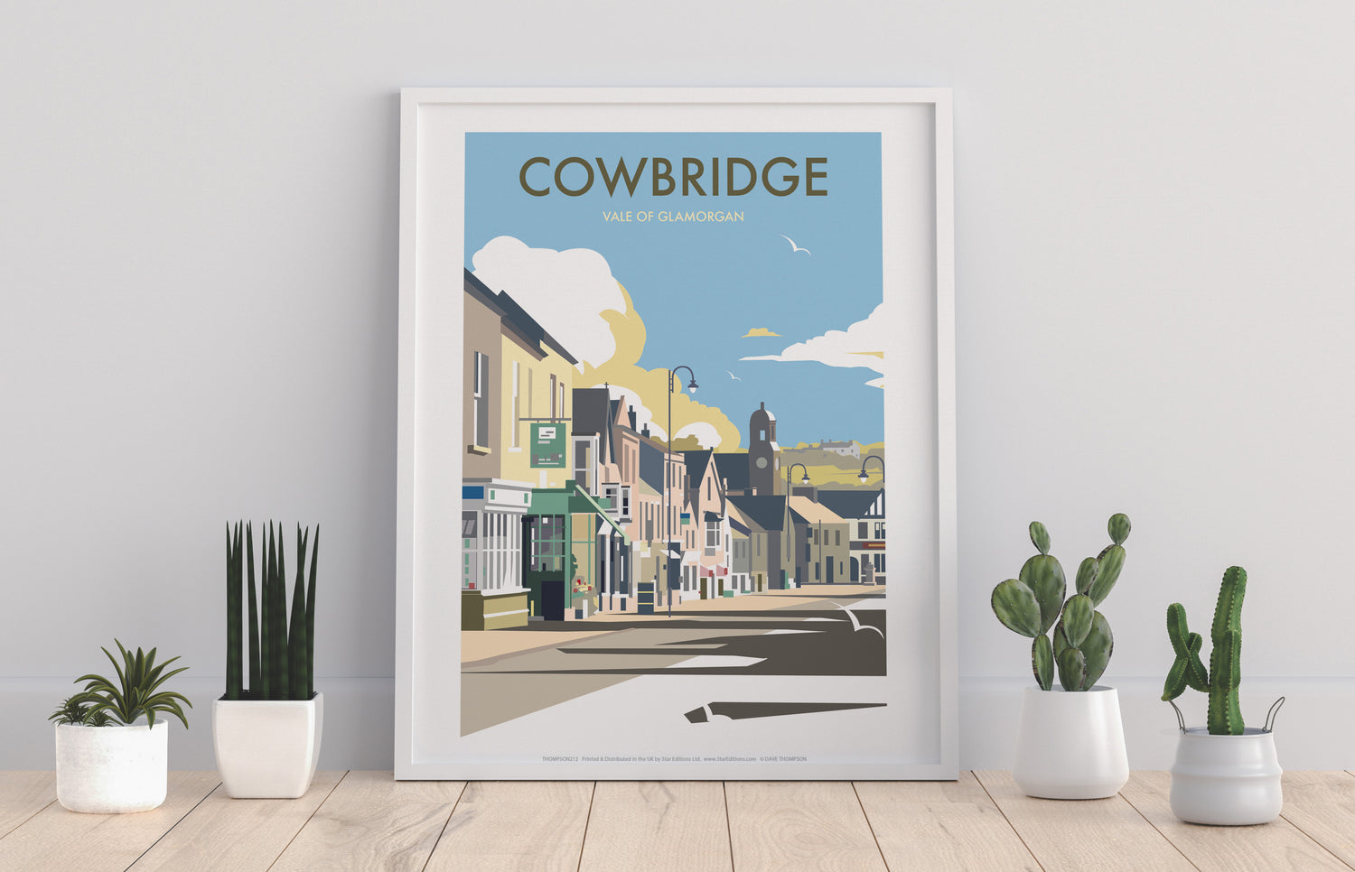 Cowbridge, South Wales, - Art Print