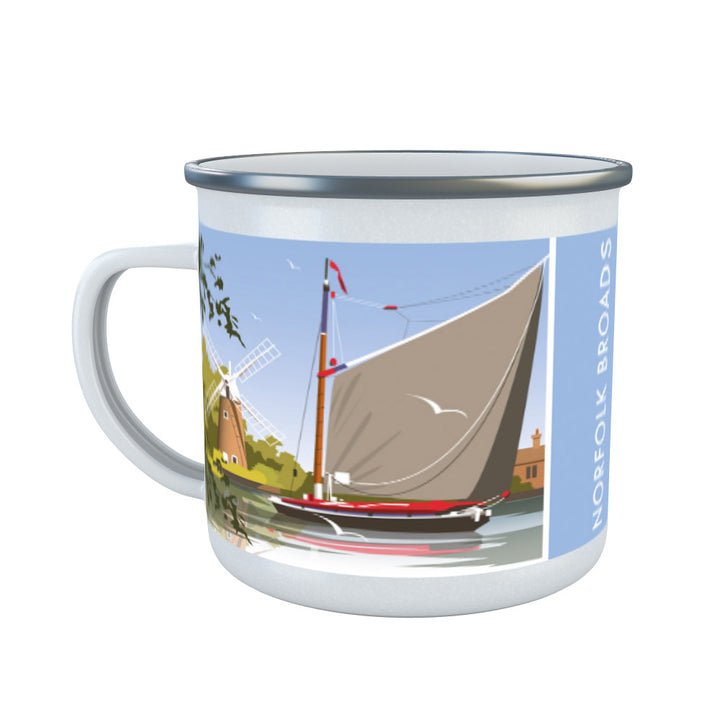 The Norfolk Broads Enamel Mug