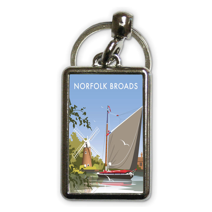 The Norfolk Broads Metal Keyring