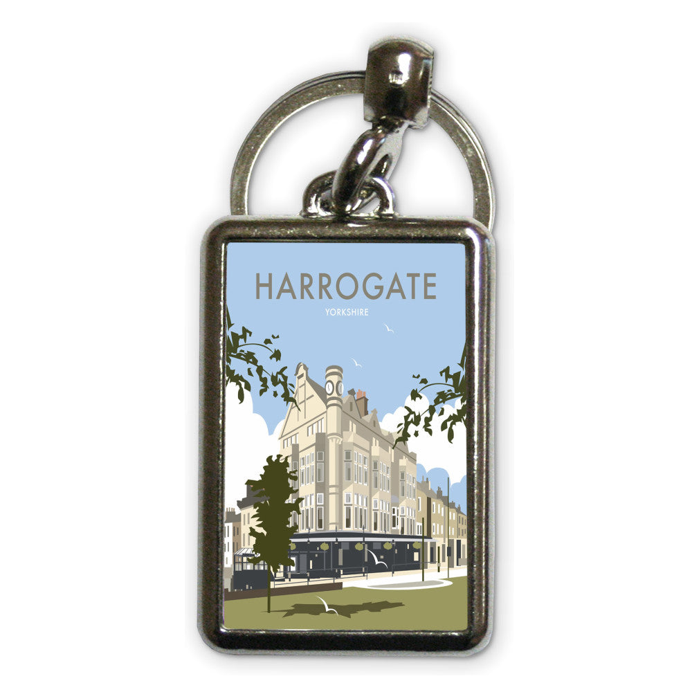 Harrogate Metal Keyring