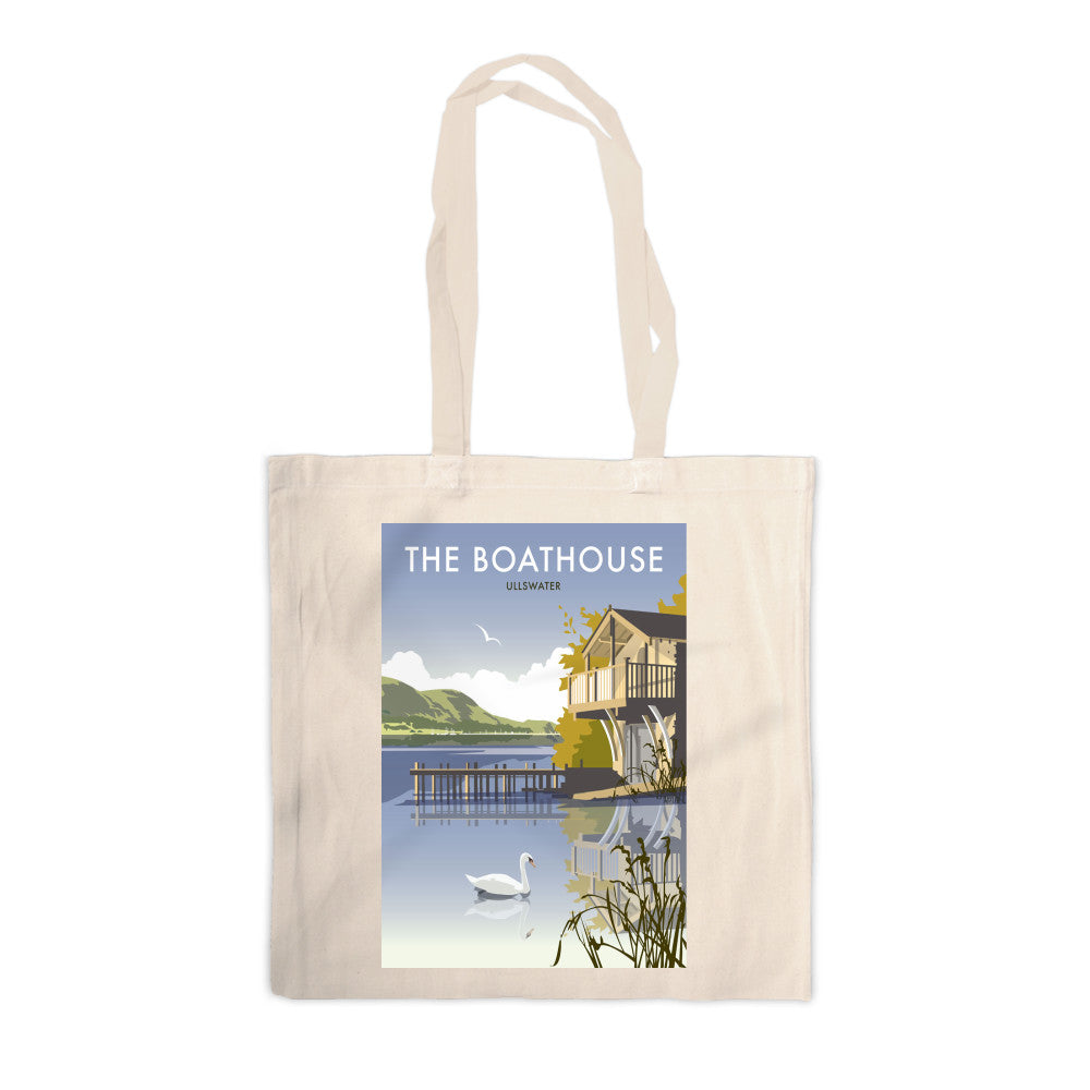 The Boathouse, Ullswater Canvas Tote Bag