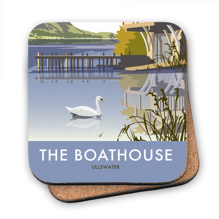 The Boathouse, Ullswater MDF Coaster