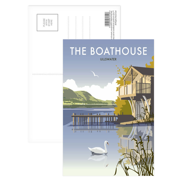 The Boathouse, Ullswater Postcard Pack