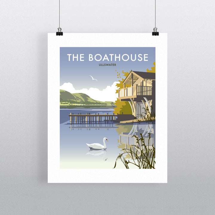 The Boathouse, Ullswater Fine Art Print