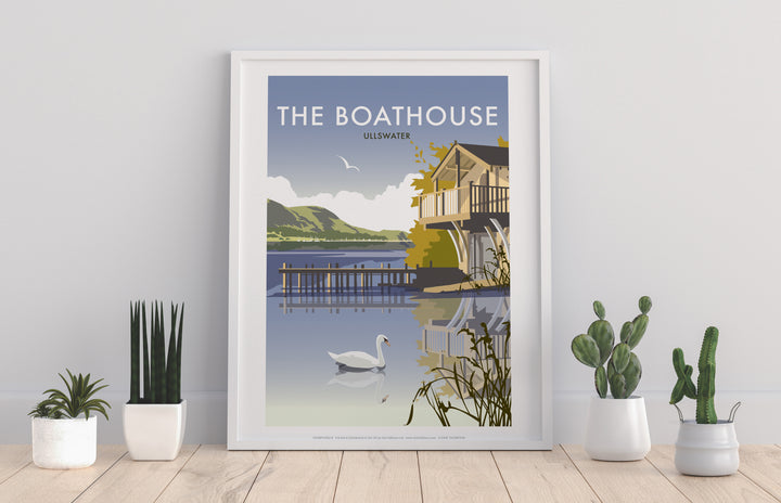 The Boathouse, Ullswater - Art Print