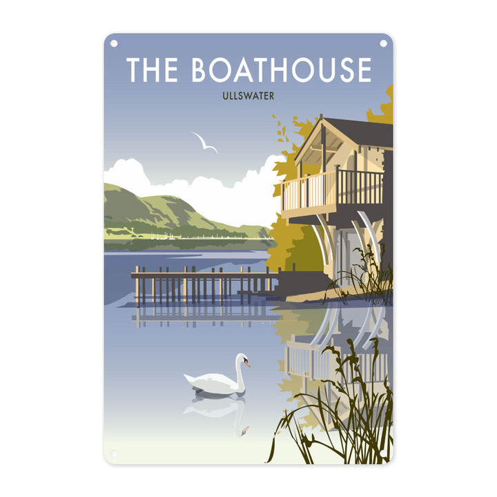 The Boathouse, Ullswater Metal Sign