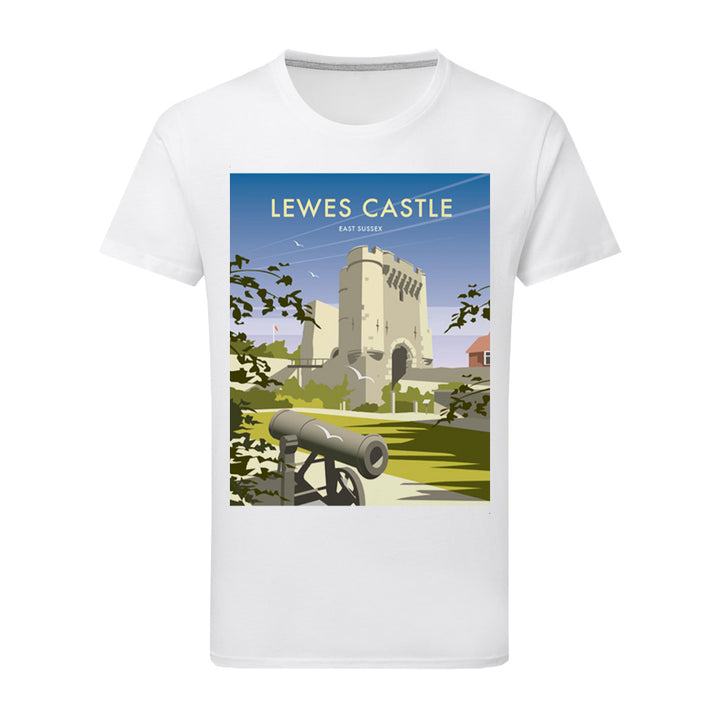 Lewes Castle T-Shirt by Dave Thompson