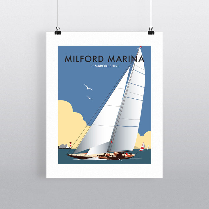 Milford Marina, South wales Fine Art Print