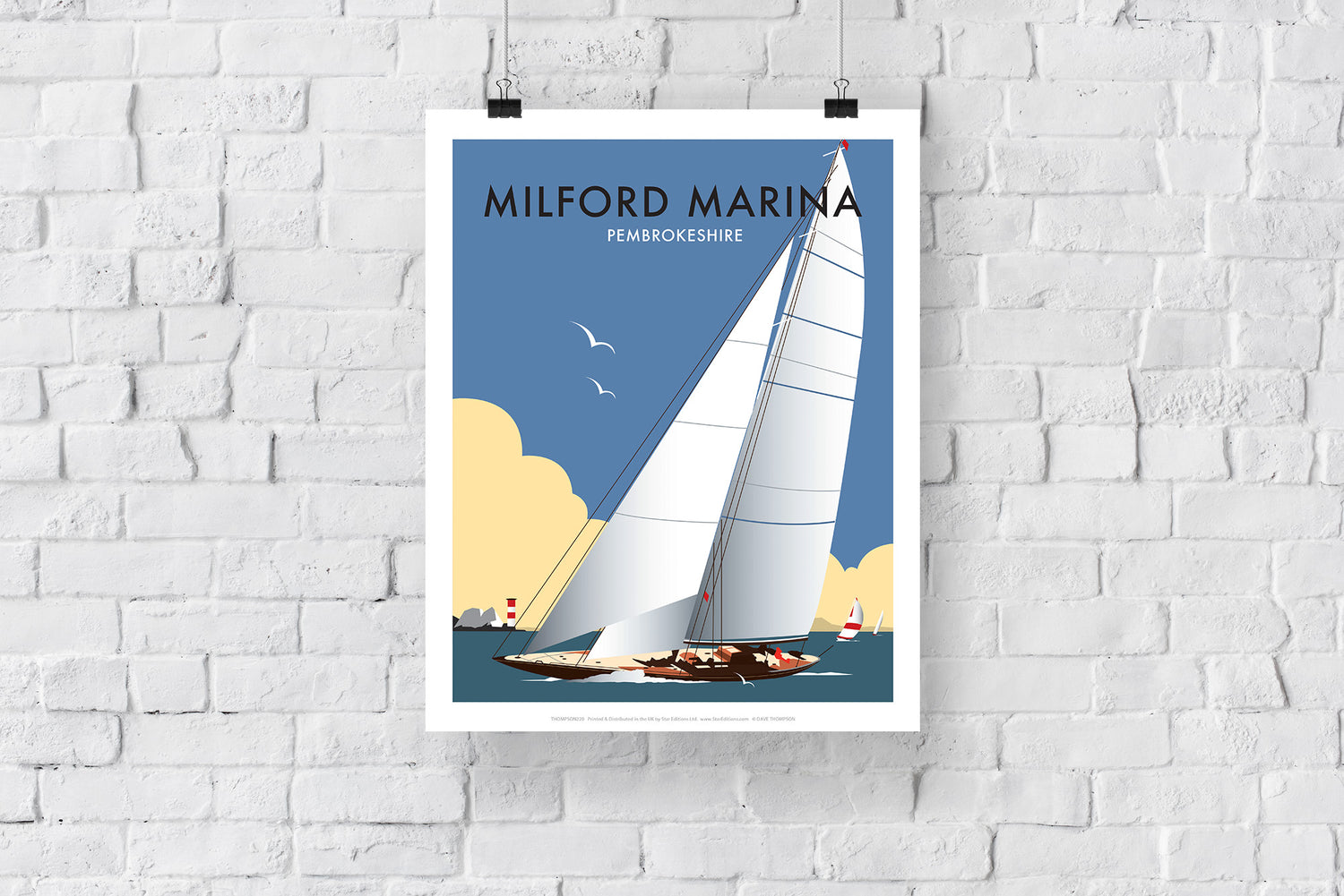 Milford Marina, South wales - Art Print