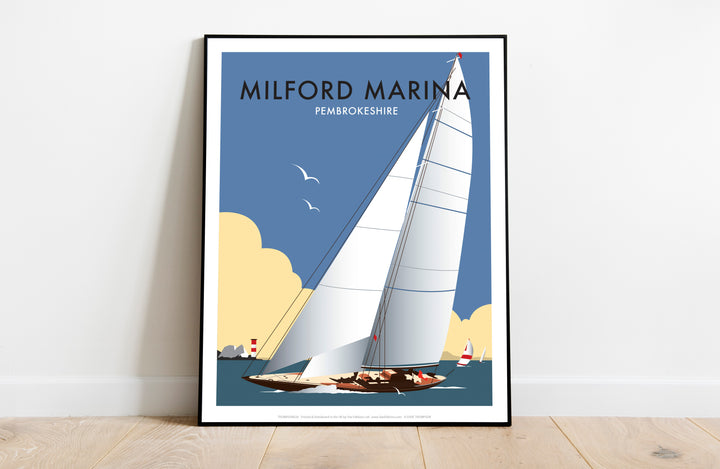Milford Marina, South wales - Art Print