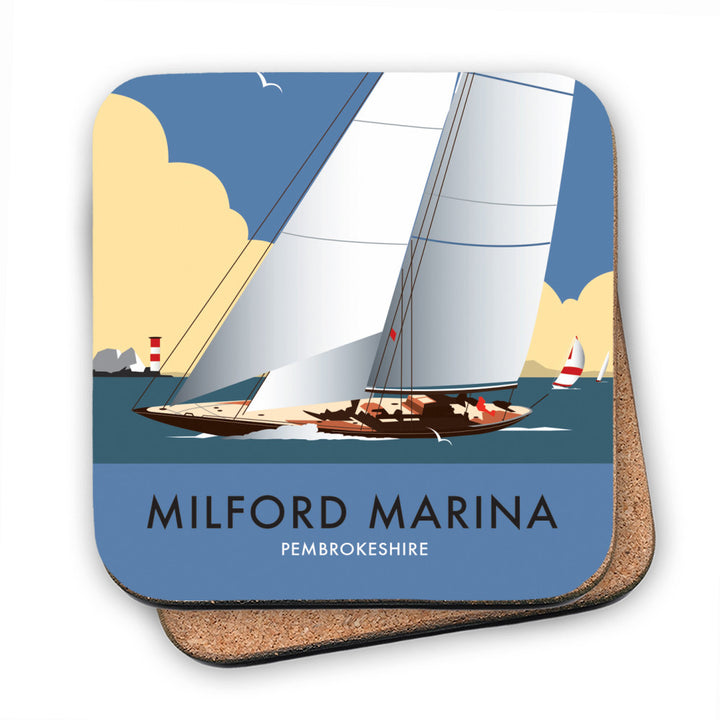 Milford Marina, South wales MDF Coaster