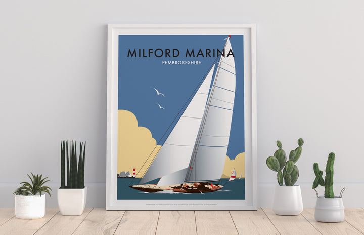 Milford Marina, South wales - Art Print