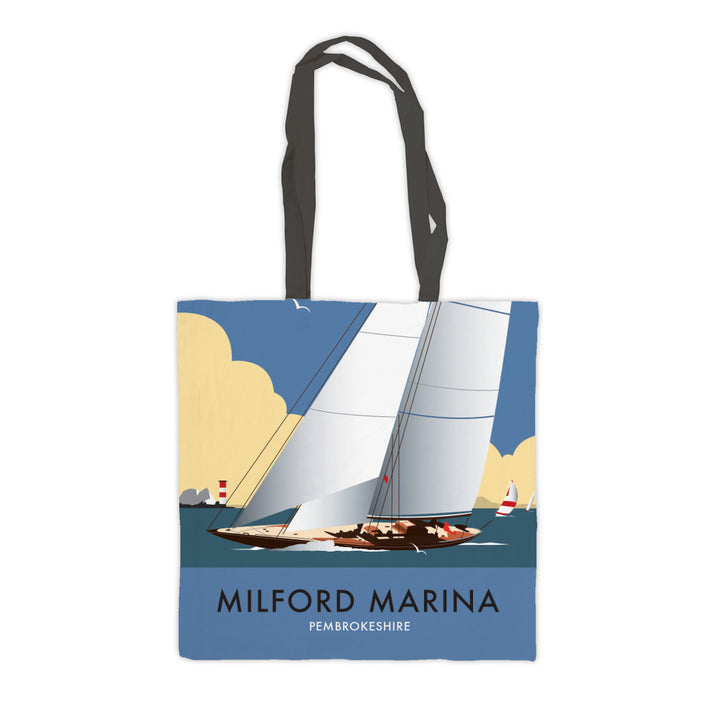 Milford Marina, South wales Premium Tote Bag