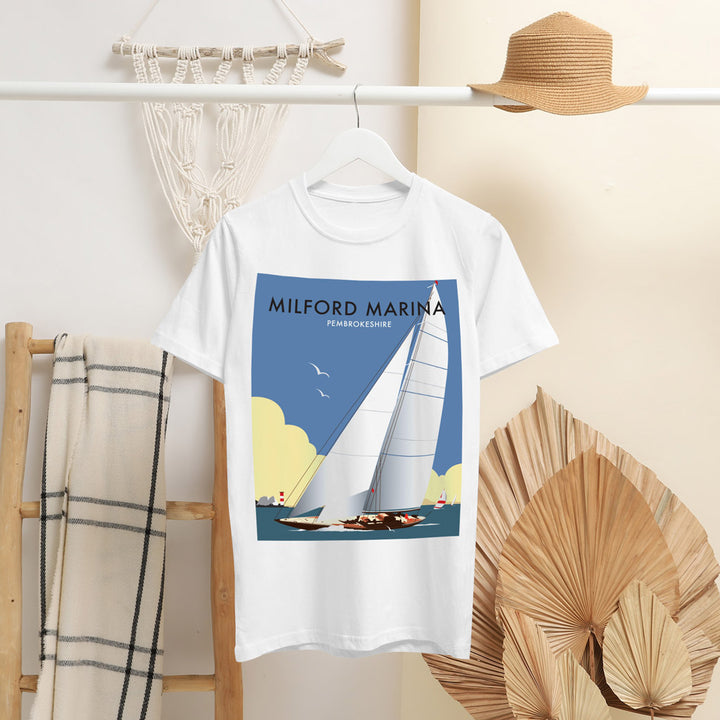 Milford Marina T-Shirt by Dave Thompson