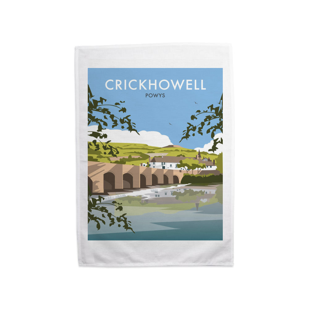 Crickhowell, South Wales Tea Towel