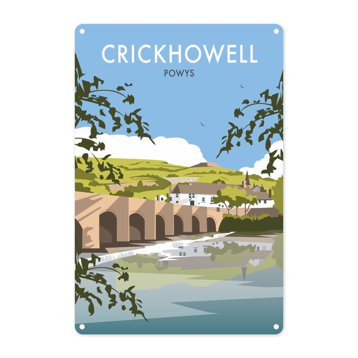 Crickhowell, South Wales Metal Sign