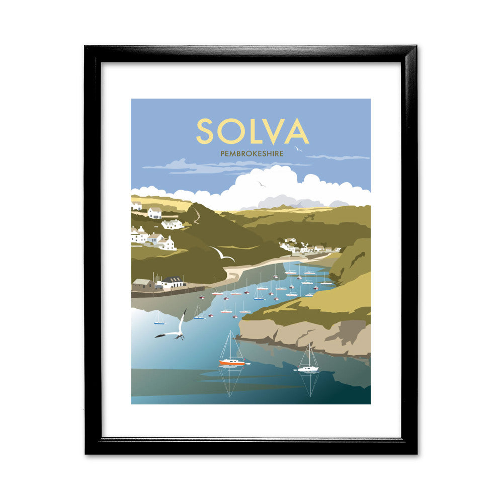 Solva, South Wales - Art Print