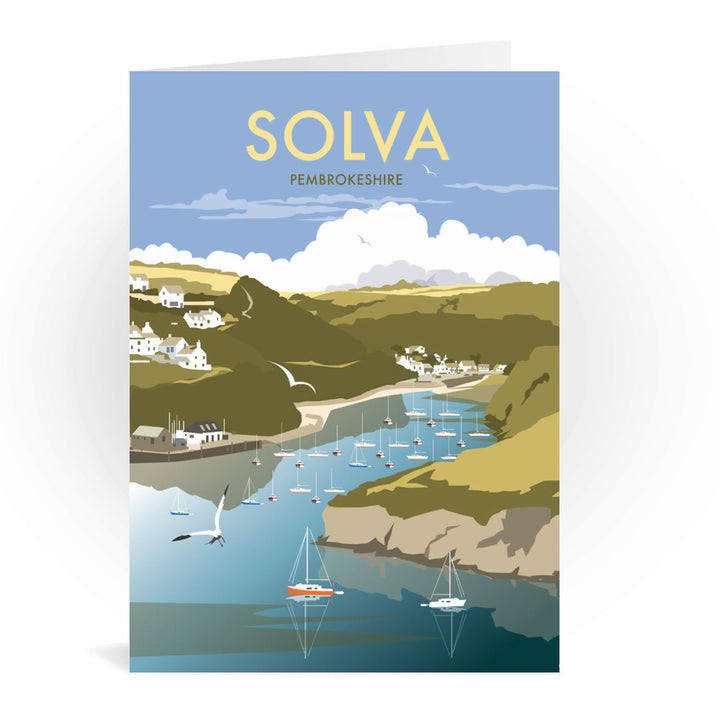 Solva, South Wales Greeting Card 7x5
