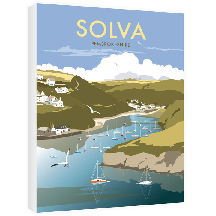 Solva, South Wales Canvas