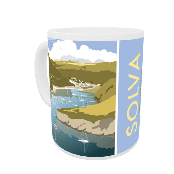 Solva, South Wales Coloured Insert Mug