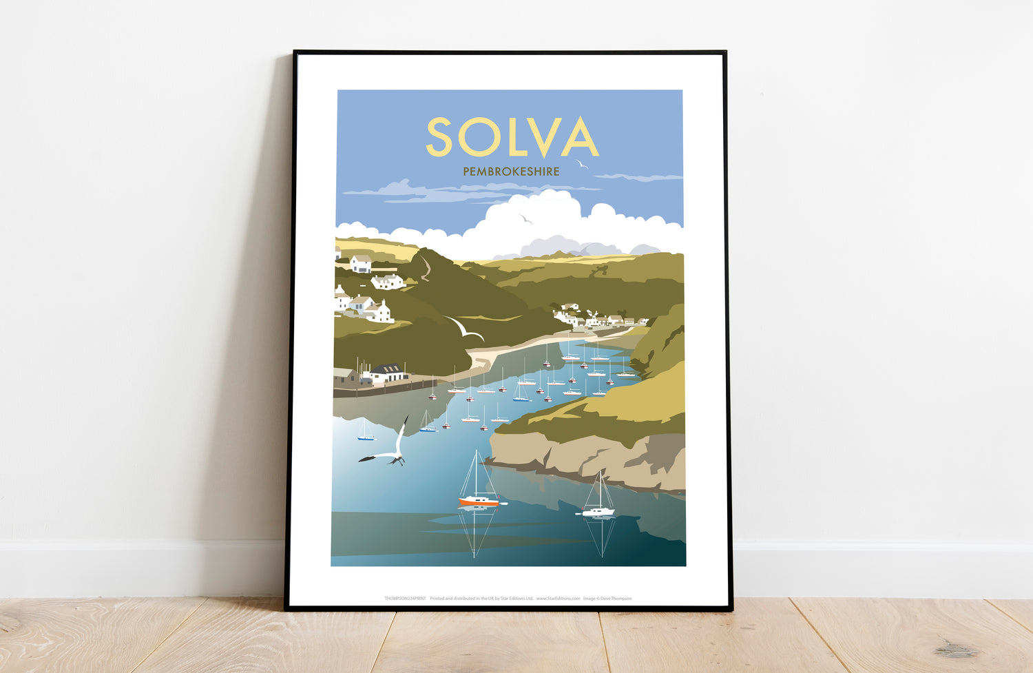 Solva, South Wales - Art Print