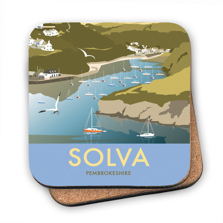 Solva, South Wales MDF Coaster