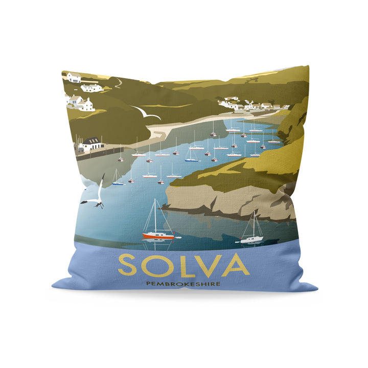 Solva, South Wales Fibre Filled Cushion