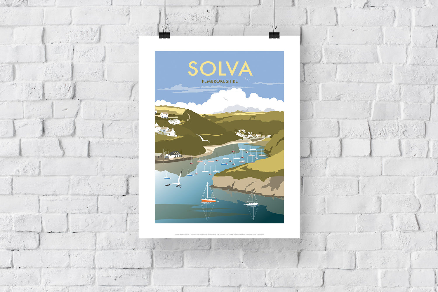 Solva, South Wales - Art Print