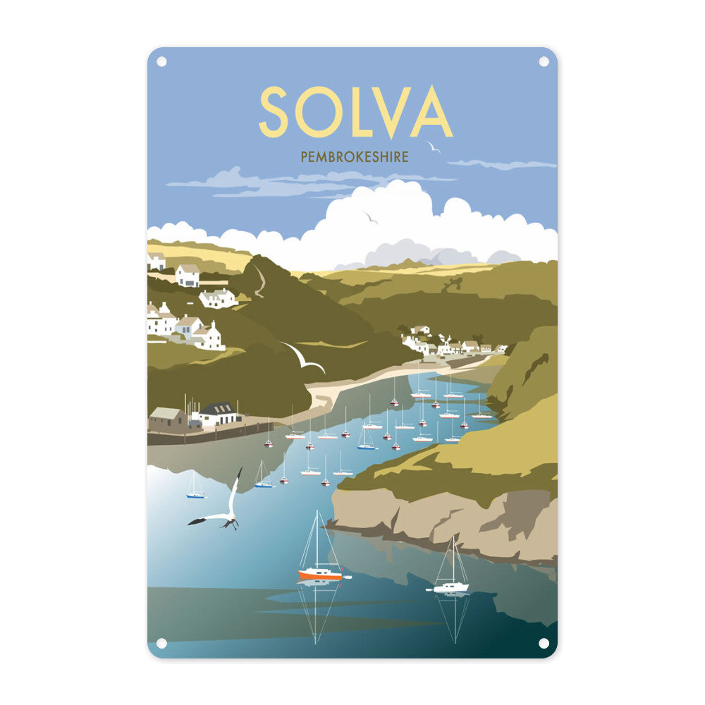 Solva, South Wales Metal Sign