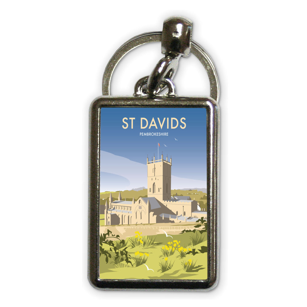 StDavids, Wales Metal Keyring