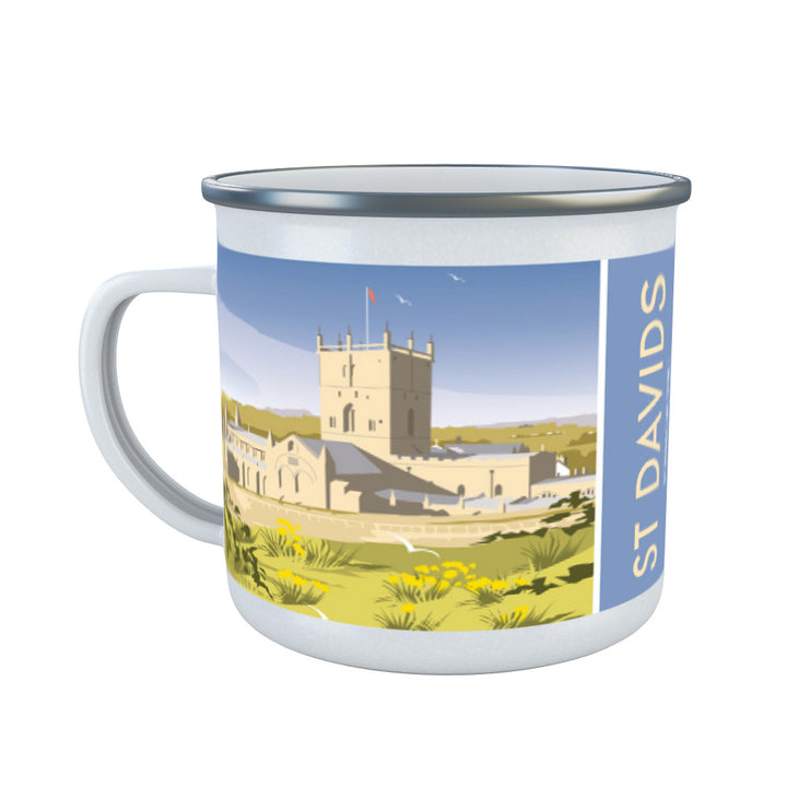 StDavids, Wales Enamel Mug