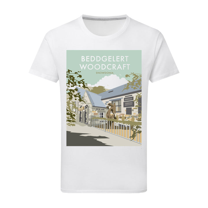 Beddgelert Woodcraft T-Shirt by Dave Thompson