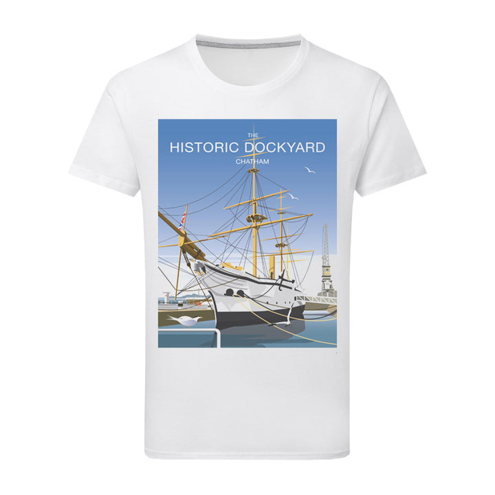 The Historic Dockyard T-Shirt by Dave Thompson